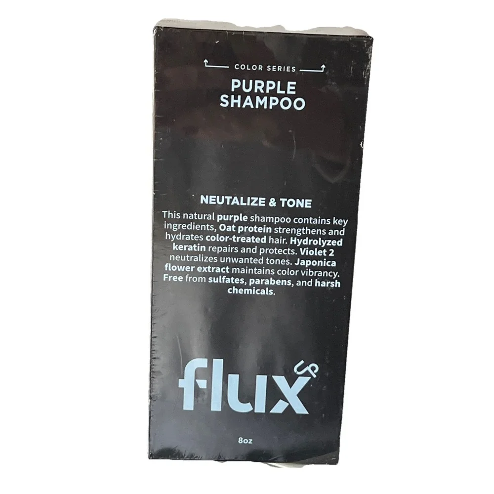 Flux Up Purple Shampoo Color Series Neutralize And Tone 8 Oz USA Made New